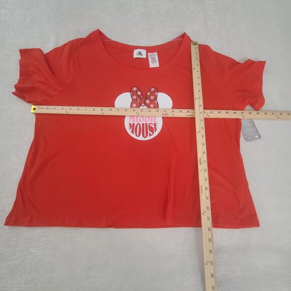 Disney Minnie Mouse ladies blouse red Size XL - Picture 5 of 10